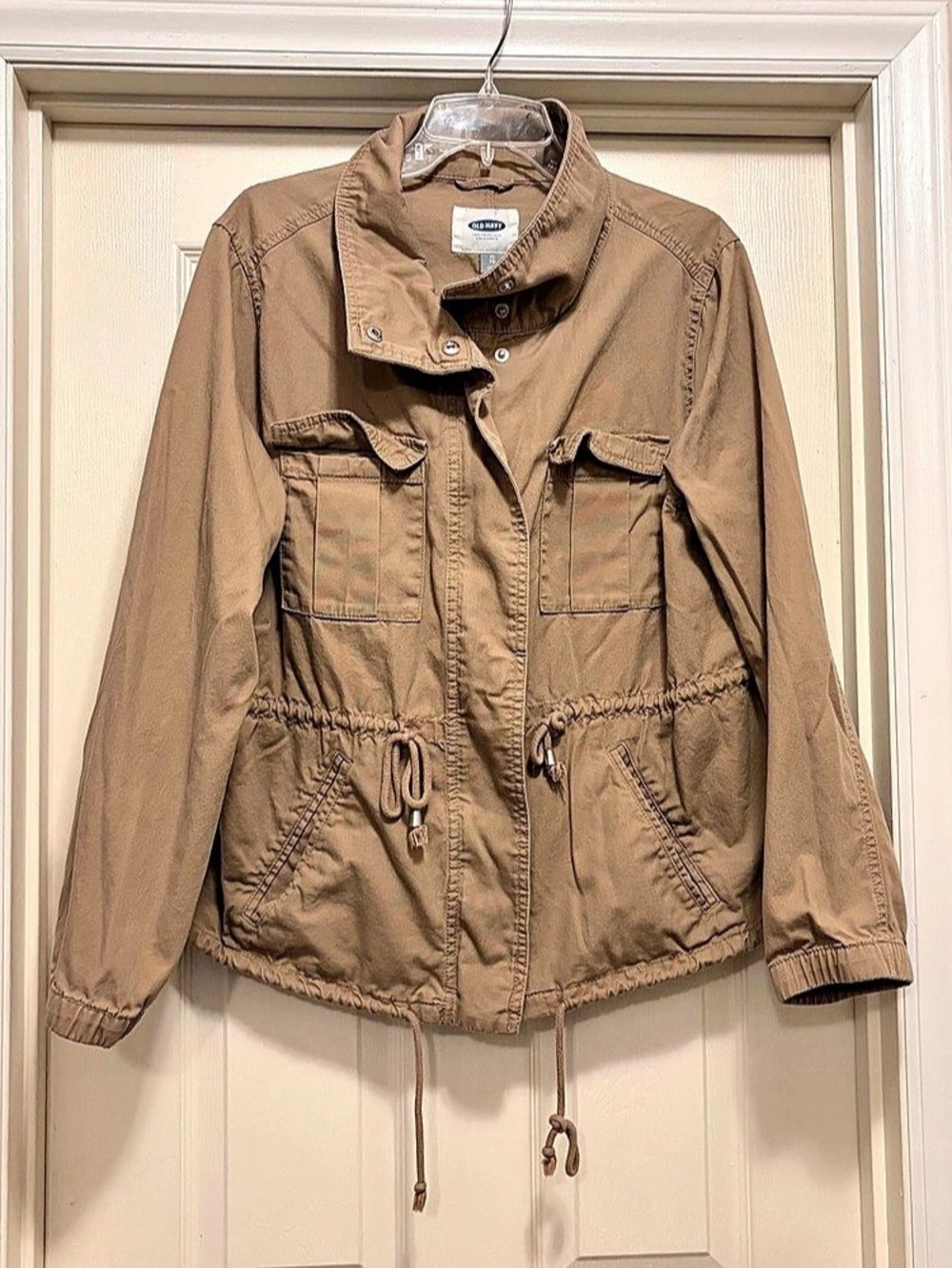 Old Navy Women’s Utility Jacket in Tan Size XL - Picture 2 of 9